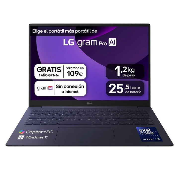 LG Gram 16Z90TS-G.AU99B - 16" - Intel Core Ultra 9-288V - 32GB - 1TB SSD - W11