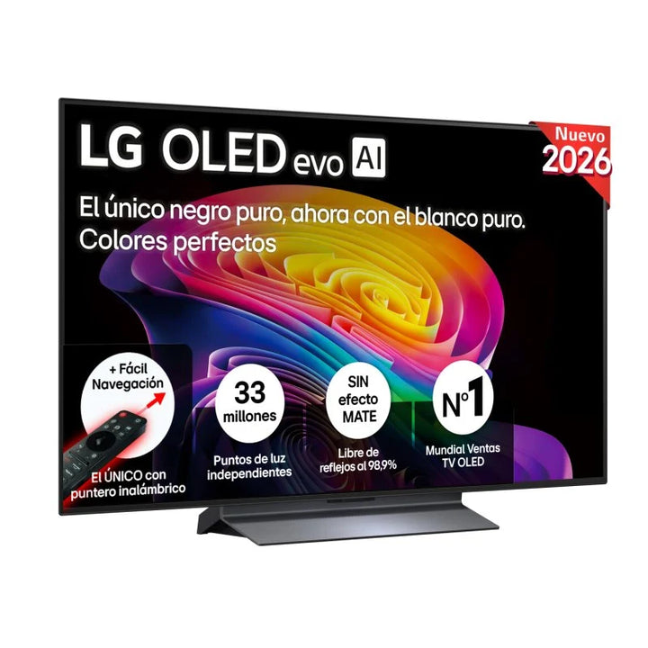 LG OLED evo AI OLED48C64LA 48" Smart TV 4K UltraHD 120Hz WebOS HDR10 Dolby Vision Atmos