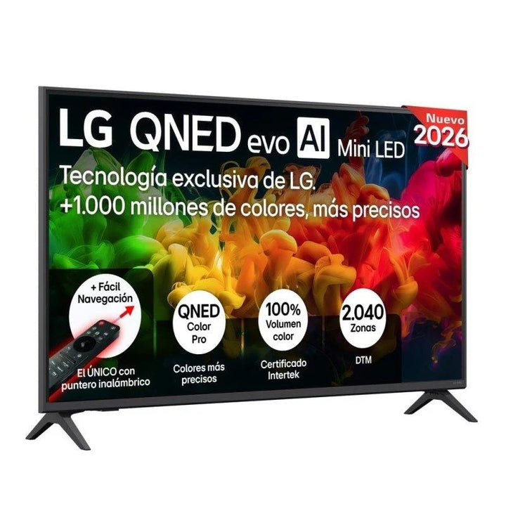 LG QNED EVO AI 43QNED81B6C 43" 4K UltraHD 60Hz Smart TV WebOS HDR10