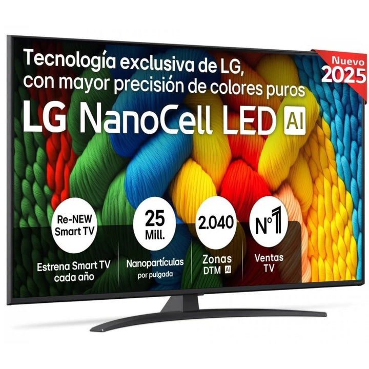 LG NanoCell 55NANO81A6A 55" - Smart Tv - webOS Direct-LED HDR