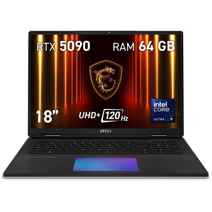 MSI Titan 18 HX AI A2XWIG-245ES MiniLED - 18" - Intel Core Ultra 9-285HX - 64GB - 2TB SSD - GeForce RTX 5080 - W11