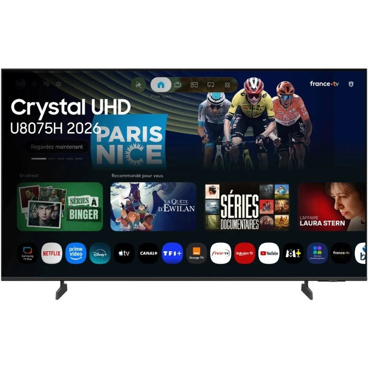 Samsung LED Crystal U8075H 43" Smart TV 4K UltraHD 50Hz Tizen HDR10