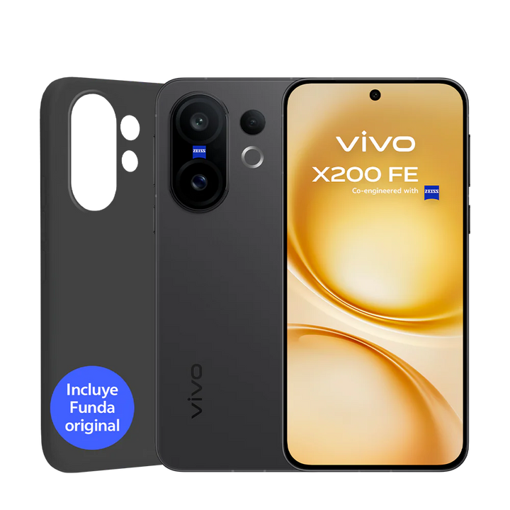 Vivo X200 FE Negro 5G - 512GB - 12GB - AMOLED - Batería 6500mAh