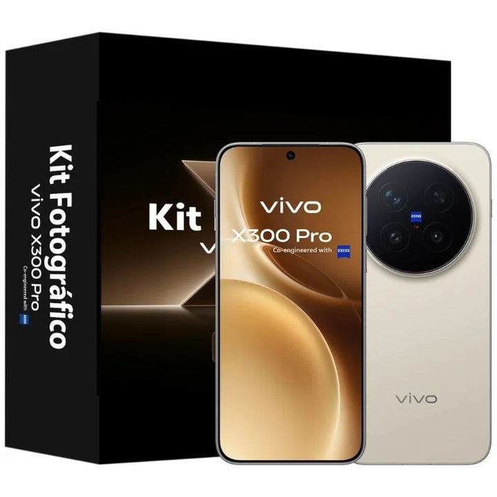 Vivo X300 Pro Marrón 5G - 512GB - 16GB - AMOLED + Kit fotográfico Vivo X300 Pro