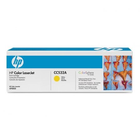 Toner Hp Amarillo Cc532A Original