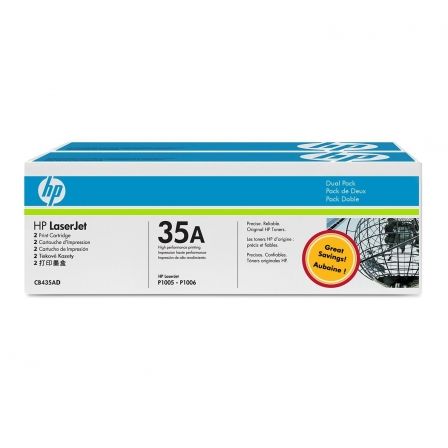 Toner Hp Negro 35A (2 Unidades) Original