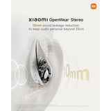 Xiaomi OpenWear Stereo Auriculares Inalámbricos Bluetooth Cancelación de Ruido Beige Arena