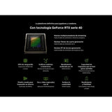 HP Victus 16-R1037NS - 16,1" - Intel Core i7-14650HX - 32GB - 1TB SSD - GeForce RTX4060 - FreeDos
