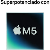 Apple MacBook Pro 14" | Chip M5 | 16GB RAM | 512GB SSD | CPU 10 núcleos | GPU 10 núcleos | Plata - MDE44Y/A