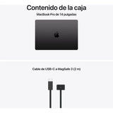 Apple MacBook Pro 14" | Chip M5 | 16GB RAM | 1TB SSD | CPU 10 núcleos | GPU 10 núcleos | Negro Espacial - MDE14Y/A