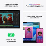 Apple MacBook Pro 16" | Chip M5 Max | 48GB RAM | 2TB SSD | CPU 18 núcleos | GPU 40 núcleos | Negro Espacial - MGE94Y/A