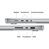 Apple MacBook Pro 16" | Chip M5 Pro | 24GB RAM | 1TB SSD | CPU 18 núcleos | GPU 20 núcleos | Plata - MGE44Y/A