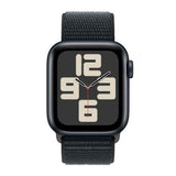 Apple Watch SE | GPS | 40mm | Caja Aluminio Medianoche | Correa Loop deportiva Medianoche | Única - MRE03QL/A