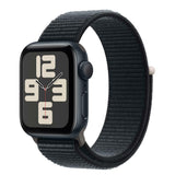 Apple Watch SE | GPS | 40mm | Caja Aluminio Medianoche | Correa Loop deportiva Medianoche | Única - MRE03QL/A