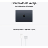 Apple MacBook Air 13" | Chip M5 | 16GB RAM | 1TB SSD | CPU 10 núcleos | GPU 10 núcleos | Medianoche - MDHF4Y/A