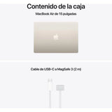 Apple MacBook Air 15.3" | Chip M5 | 16GB RAM | 1TB SSD | CPU 10 núcleos | GPU 10 núcleos | Blanco Estrella - MDVE4Y/A