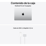 Apple MacBook Pro 14" | Chip M5 Max | 36GB RAM | 2TB SSD | CPU 36 núcleos | GPU 32 núcleos | Plata - MGDQ4Y/A