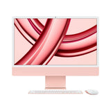 Apple iMac 24" 4,5K Chip M3 | 8GB RAM | 512GB SSD | CPU 8 núcleos | GPU 10 núcleos | Rosa - MQRU3Y/A