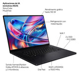 Asus ProArt P16 OLED H7606WW-SE020W - 16" - Ryzen AI 9 HX 370 - 64GB - 2TB SSD - GeForce RTX 5080 - Windows 11 - Táctil