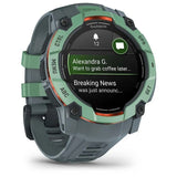 Garmin Instinct 3 45mm AMOLED Reloj Smartwatch Deportivo GPS 10ATM Verde con Correa Gris (Copia)