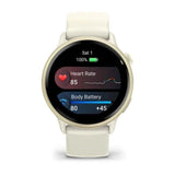 Garmin vívoactive 6 AMOLED 42mm Blanco GPS 8GB Sensor Óptico 5ATM