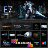 Hisense QLED 100E7Q PRO 100" 4K 144Hz Gaming, Dolby Vision IQ, Sonido Premium