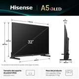 Hisense 32A5Q 32" Smart Tv Full HD HDR10 Dolby Atmos WiFi