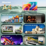Hisense 40A4S 40" Smart TV QLED HomeOS HDR10 Subwoofer Wi-Fi