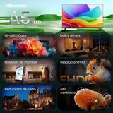 Hisense 40A5S 40" Smart TV Full HD 60Hz Smart TV HomeOS HDR10 HLG