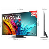 LG 50QNED87T6B 50" QNED UltraHD 4K HDR10 Pro 120Hz WebOS24 AI ThinQ