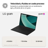 LG Gram 17ZD90T-G.AX88B- 17" - Intel Core Ultra 7-255H - 32GB - 1TB SSD - FreeDos