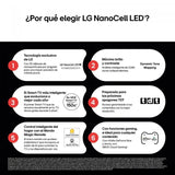 LG NanoCell 55NANO81A6A 55" - Smart Tv - webOS Direct-LED HDR