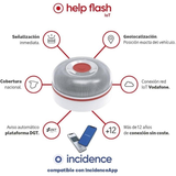 Luz Emergencia Baliza V16 Help Flash IoT DGT 3.0 NB-IoT, Geolocalización, Led Alta Intensidad, IP54