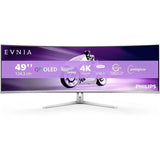 Monitor Philips Evnia 8000 49M2C8900L/00 48.9" QD OLED Dual QHD 144Hz FreeSync Premium Pro Curvo