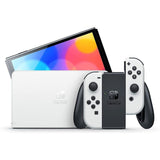 Nintendo Switch OLED Blanca + Base + 2 Mandos Joy-Con