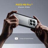 POCO M8 Pro Negro 5G - 256GB - 8GB - AMOLED 1.5K 5G Dual SIM Batería 6500mAh 100W IP68 HyperOS 2