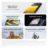 POCO M8 Pro Negro 5G - 256GB - 8GB - AMOLED 1.5K 5G Dual SIM Batería 6500mAh 100W IP68 HyperOS 2