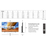 Philips Qled 43PUS7810 43“ Smart TV 4K UHD Ambilight Titan OS Dolby Atmos Alexa