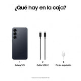 Samsung Galaxy S25 con IA Negro Azulado - 256GB - 12GB - 5G