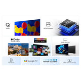 TCL 50P7K 50" - Smart Tv - QLED UltraHD 4K Dolby Atmos Google TV