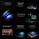 Xiaomi S 2025 55" Smart TV - QD Mini LED UltraHD 4K Google TV