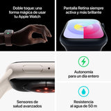 Apple Watch Series 9 | GPS | 41mm | Caja Aluminio Medianoche | correa Loop deportiva Medianoche | Talla única - MR8Y3QL/A