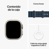 Apple Watch Ultra 2 | GPS + Cellular | 49mm | Caja en Titanio Negro | Correa pulsera Milanese Loop titanio Negro | Talla L - MX5V3TY/A
