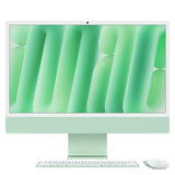 Apple iMac 24" 4,5K Chip M4 | 24GB RAM | 512GB SSD | CPU 10 núcleos | GPU 10 núcleos | Vidrio estándar | Magic Keyboard con Touch ID | Gigabite Ethernet | Verde - MD2Q4Y/A