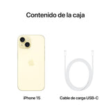 Apple iPhone 15 128GB Amarillo - MTP23QL/A