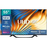 Hisense 55A63H - 55" - Smart Tv - Wifi - Ultra HD 4K
