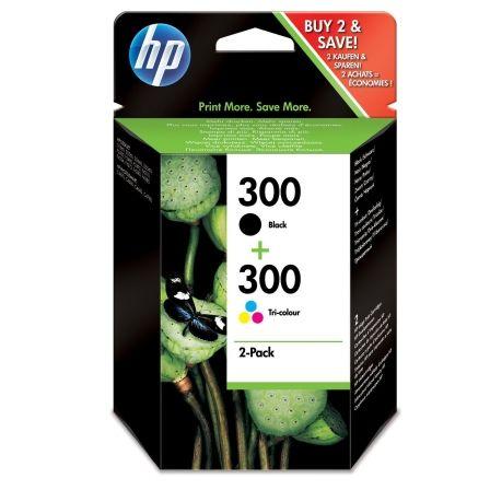 Multipack Cartuchos Hp 300 Negro + Hp 300 Color Original